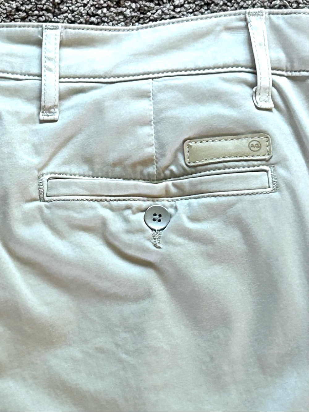 AG Adriano Goldschmied Marshall Slim Trouser Pant Cotton Desert Storm Mens 32x34 - Picture 9 of 15